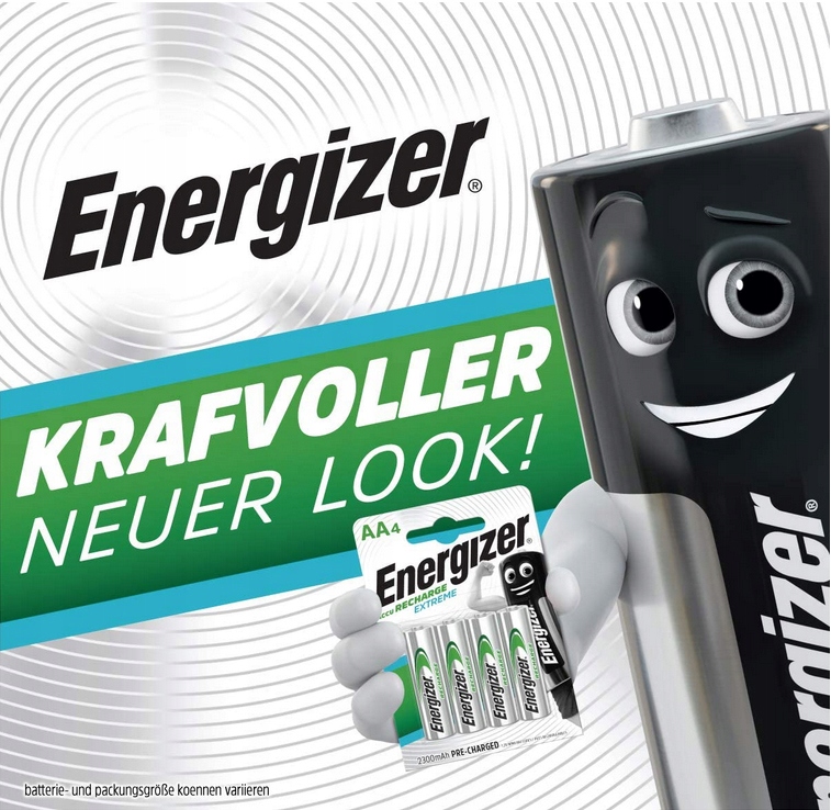 8x AKUMULATORKI (NiMH) ENERGIZER BATERIE AA R6 2300mAh Symbol baterii AA