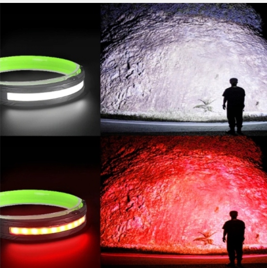 LATARKA CZOŁOWA CZOŁÓWKA LAMPA LED MOCNA NA GŁOWĘ Kolor dominujący żółcie