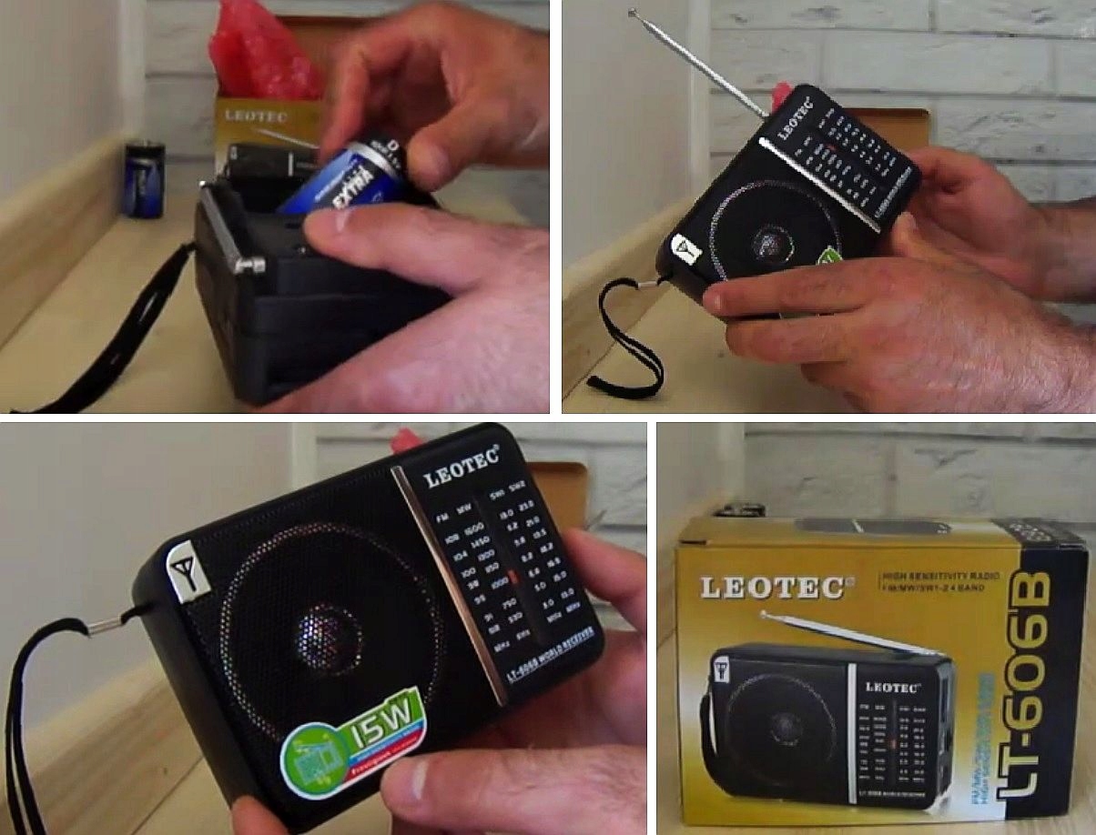 Miniradio LEOTEC LT-606B 15 W czarny Wysokość produktu 9 cm