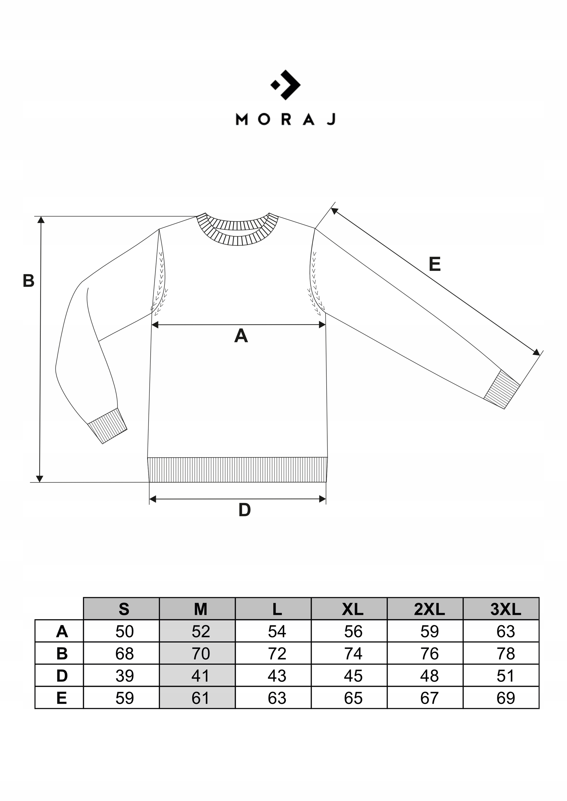 WISKOZOWY MĘSKI KLASYCZNY MIĘKKI SWETER MORAJ PASKI DŁUGI RĘKAW 2XL Marka Moraj
