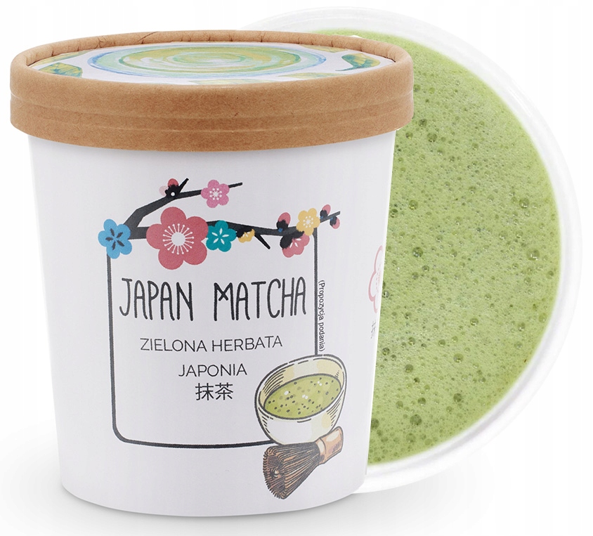 Japonský Matcha v praktickém kelímku 70g Zelený Čaj jako Dárek, 1. sklizeň