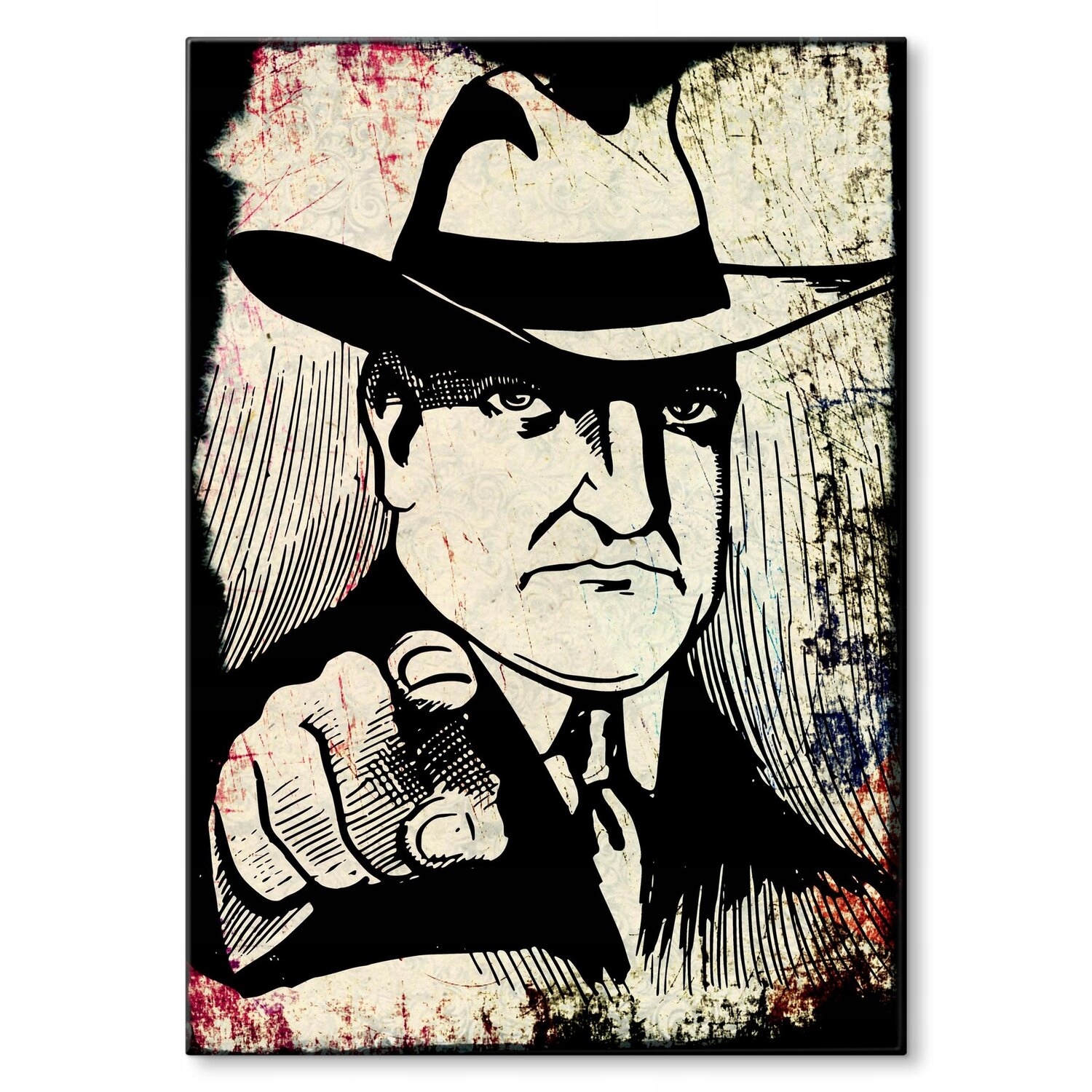 Kovový plakát Gangster Szyld Plech 30 x 42 cm Dárek
