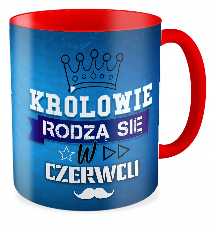 

Kubek czerwony Urodziny Królowie Rodzą Się