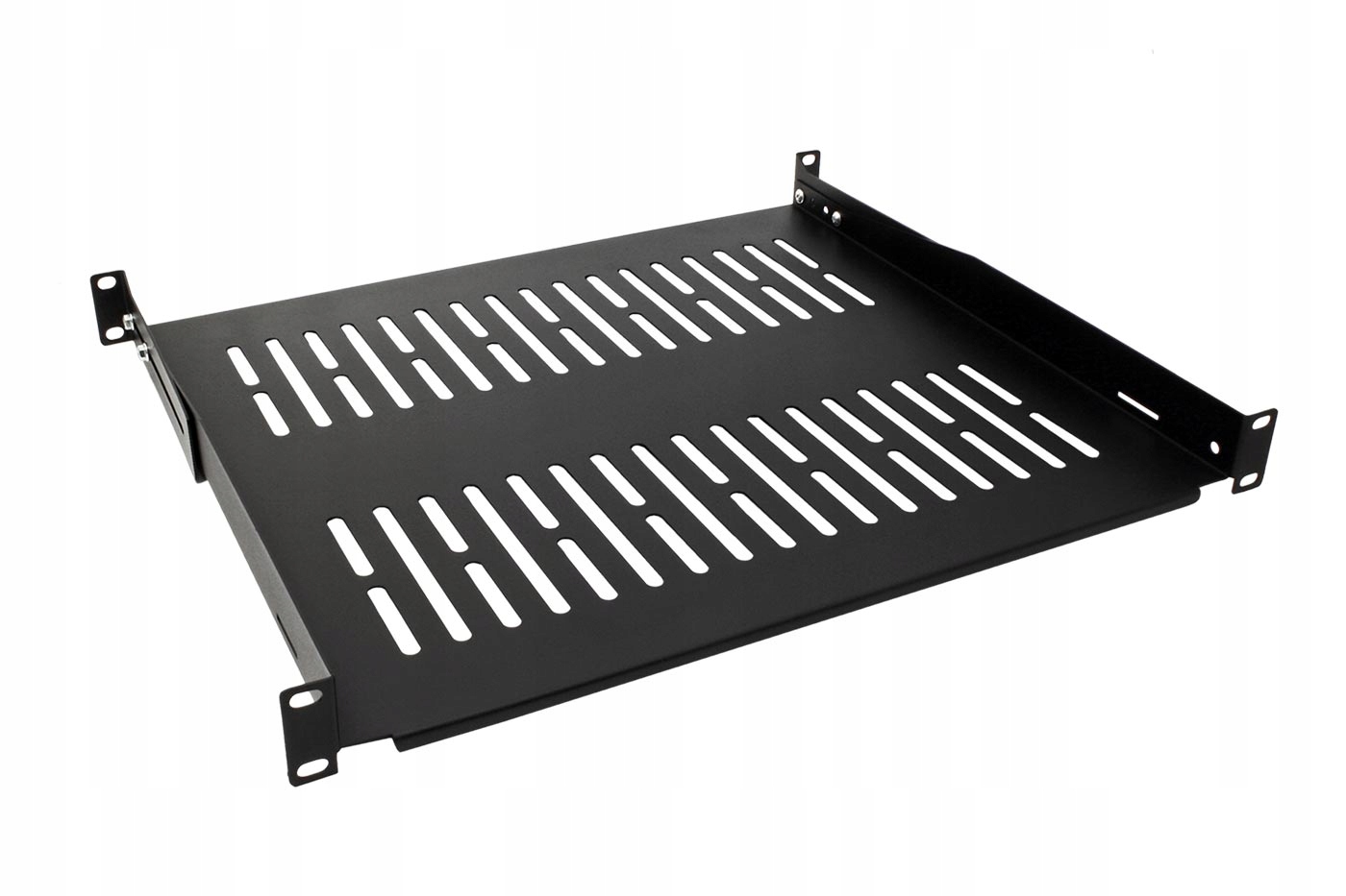 Value 19" police 1U, 400mm, max. 25kg, černá