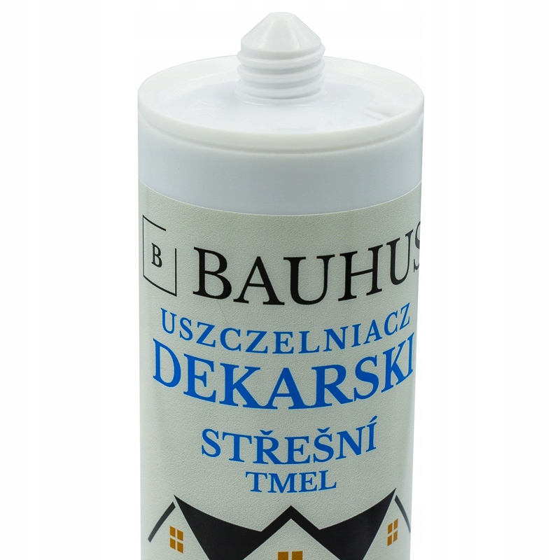 Uszczelniacz dekarski Silikon CEGLASTY do DACHÓW RYNIEN brązowy czerwony Marka Bauhus