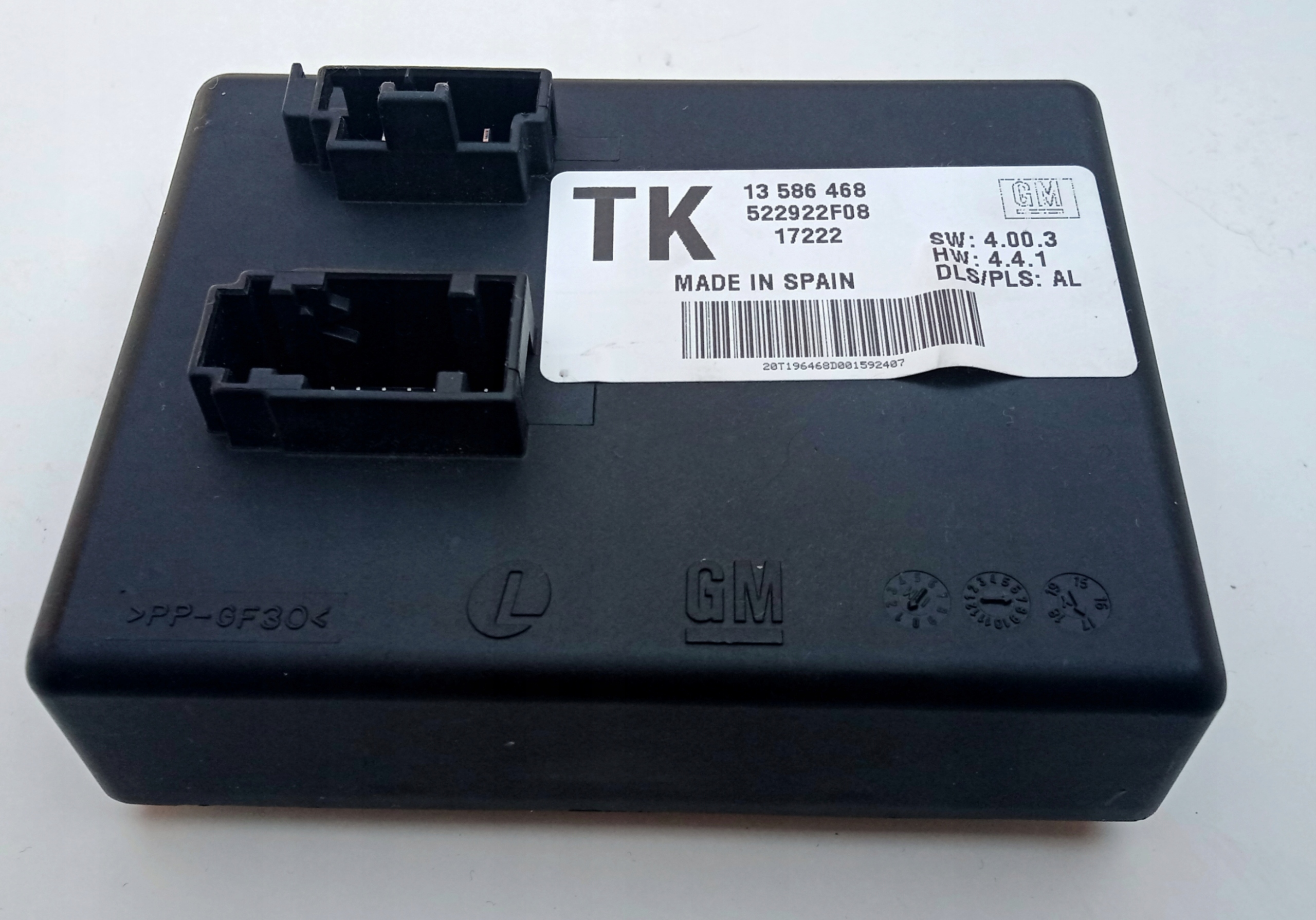 MODUŁ STEROWNIK ŚWIATEŁ OPEL 13586468