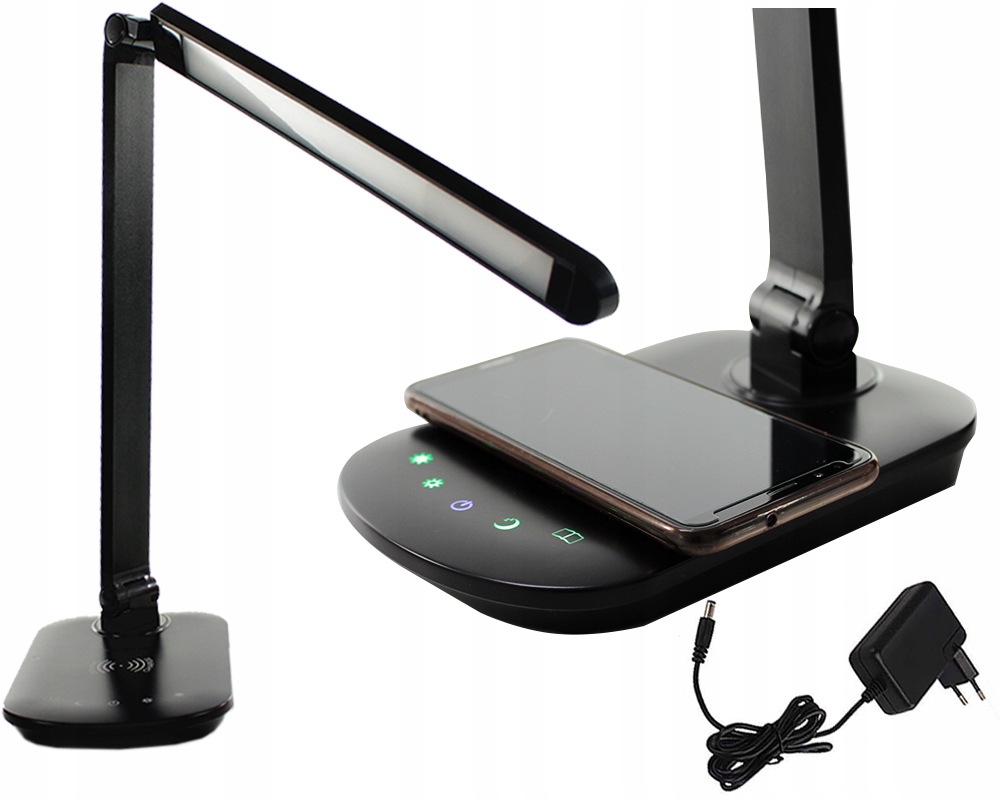 

Ledowa Lampa Lampka Na Biurko Z Ładowarką