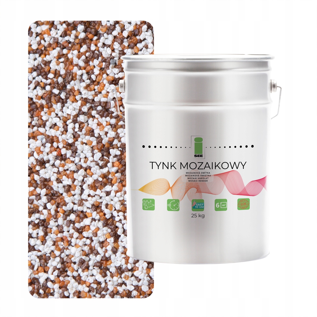 Mozaiková Omietka Hnedá Rudy Marmolit Klasa 1 Mozaika 25Kg Výrobca