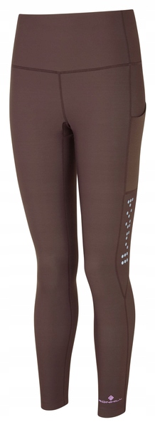 Legginsy do Biegania Ronhill M Damskie Tech Winter Tight Brązowe