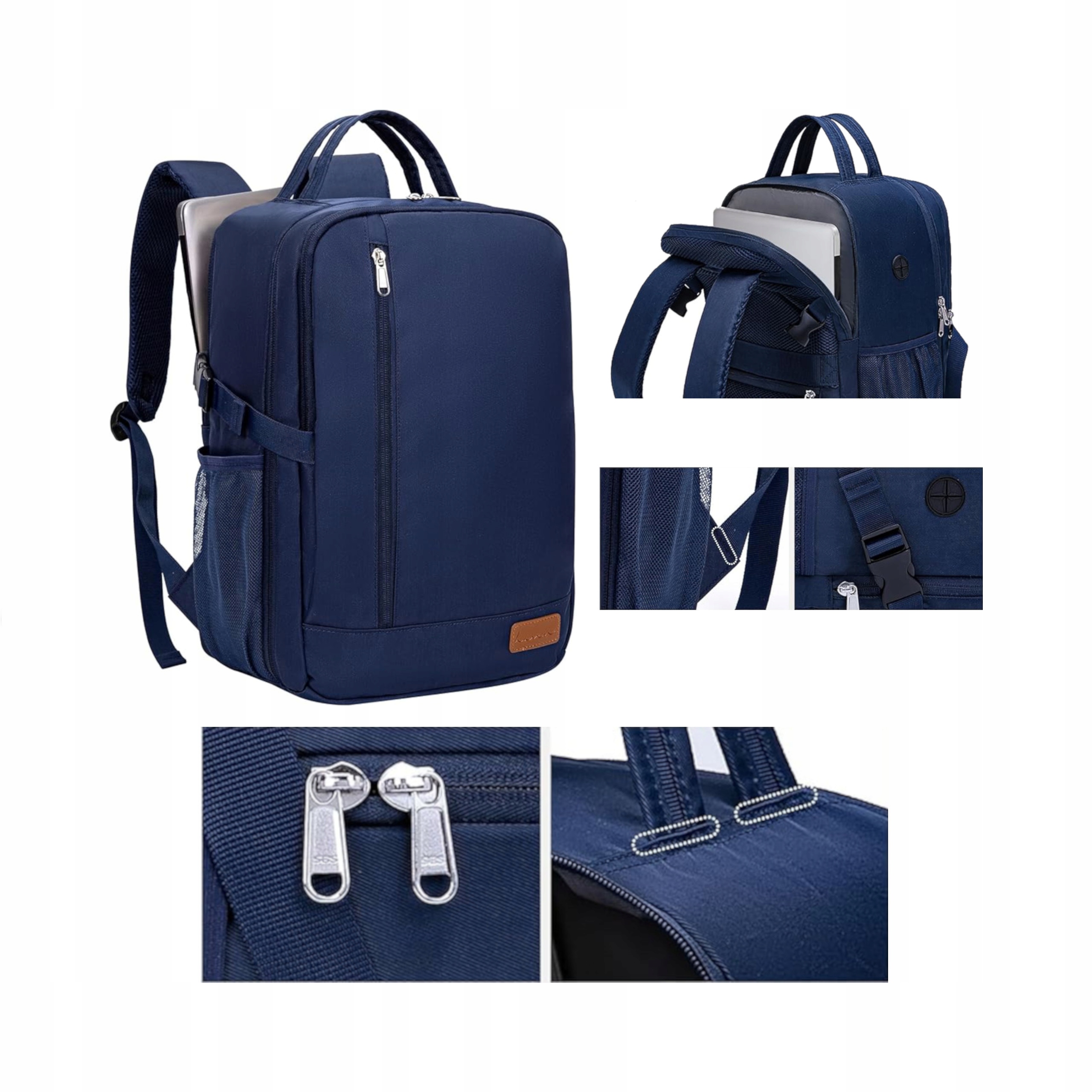 Batoh Kabinový Vmikiv Příruční Zavazadlo Ryanair 40x20x25 Tmavě Modrý Na Notebook