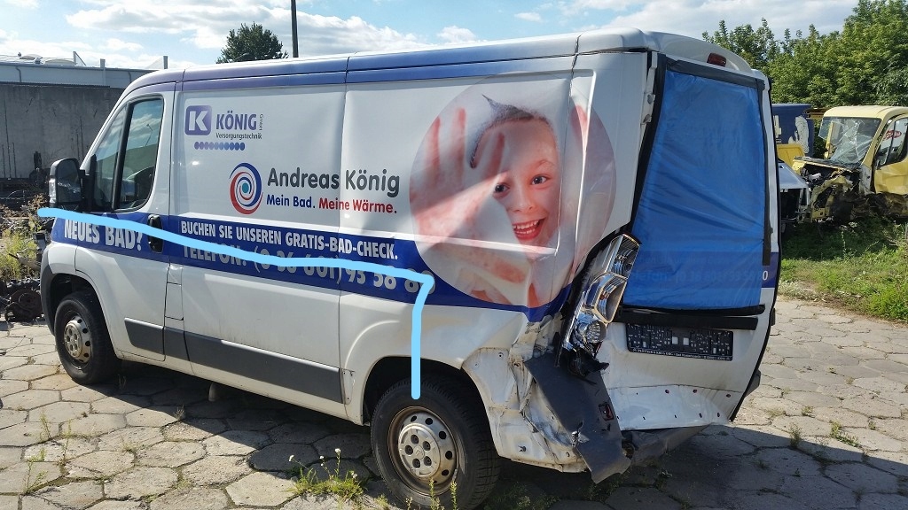 DUCATO BOXER III ЛЕВАЯ СТОРОНА КРЫЛО L1H1 2015 2016