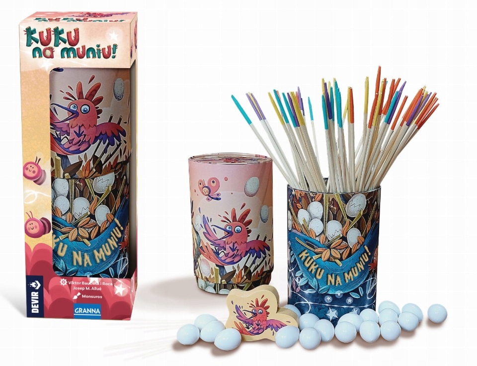 Kuku na muniu! Granna Zabawka Rozwijająca Motorykę u Dzieci Gra Lux