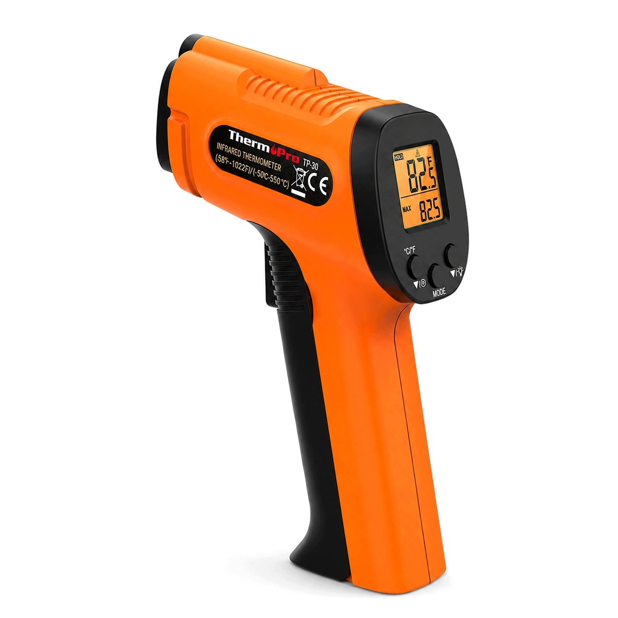 Bezkontaktní Teploměr Pyrometr TempPro TP-30 Laserový digitální -50 až 550 °C