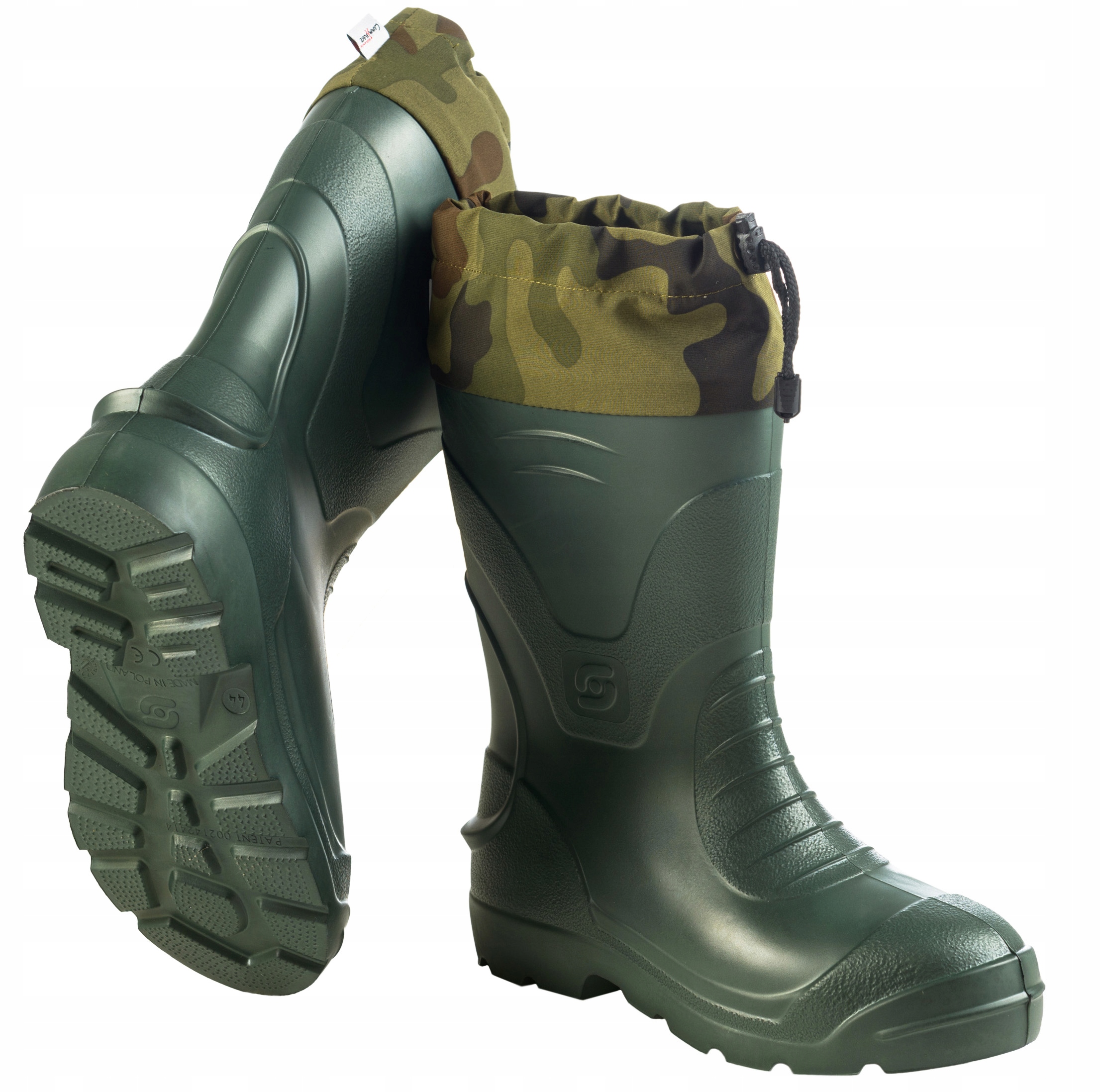 KALOSZE MĘSKIE LEKKIE WĘDKARSKIE PIANKOWE EVA 46