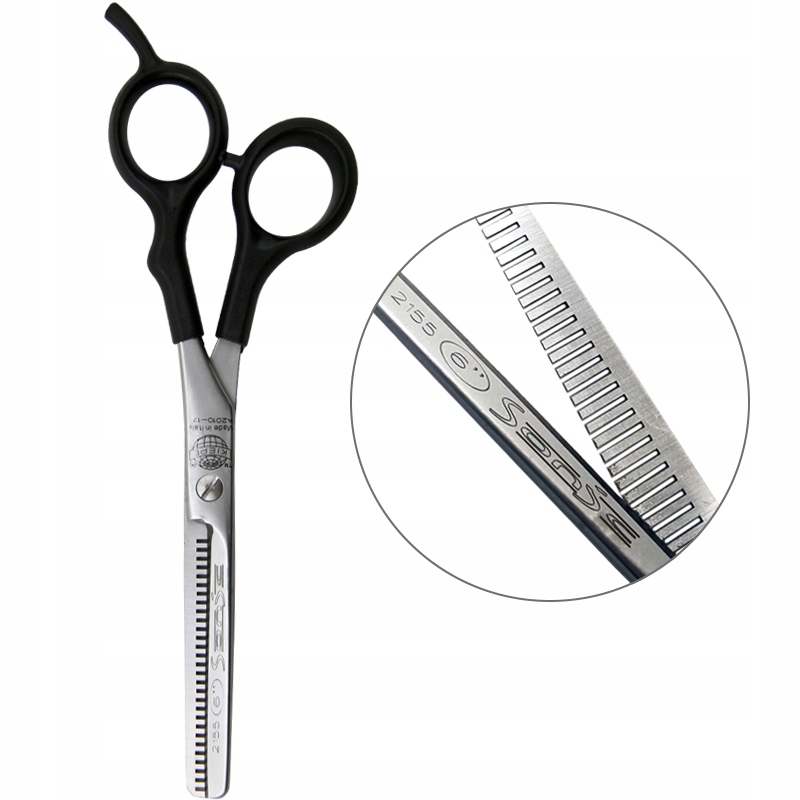 Kiepe Kadeřnické efilační nůžky Sonic 2155 6´ Plastic handle 16cm
