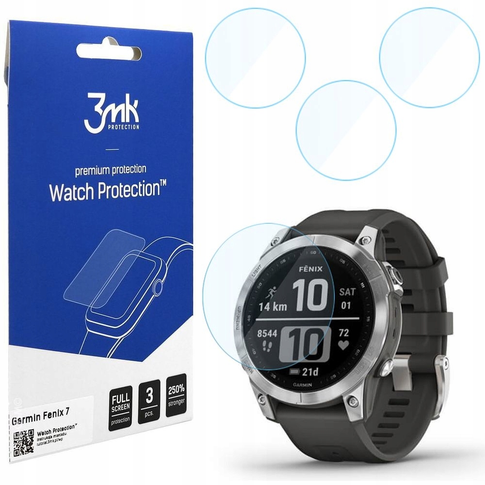 

3x Folia Ochronna do Garmin Fenix 7, 3mk Watch
