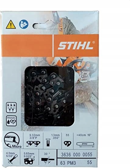 

Łańcuch Stihl 1,3 mm 3/8" 44 Ogniw, 30cm