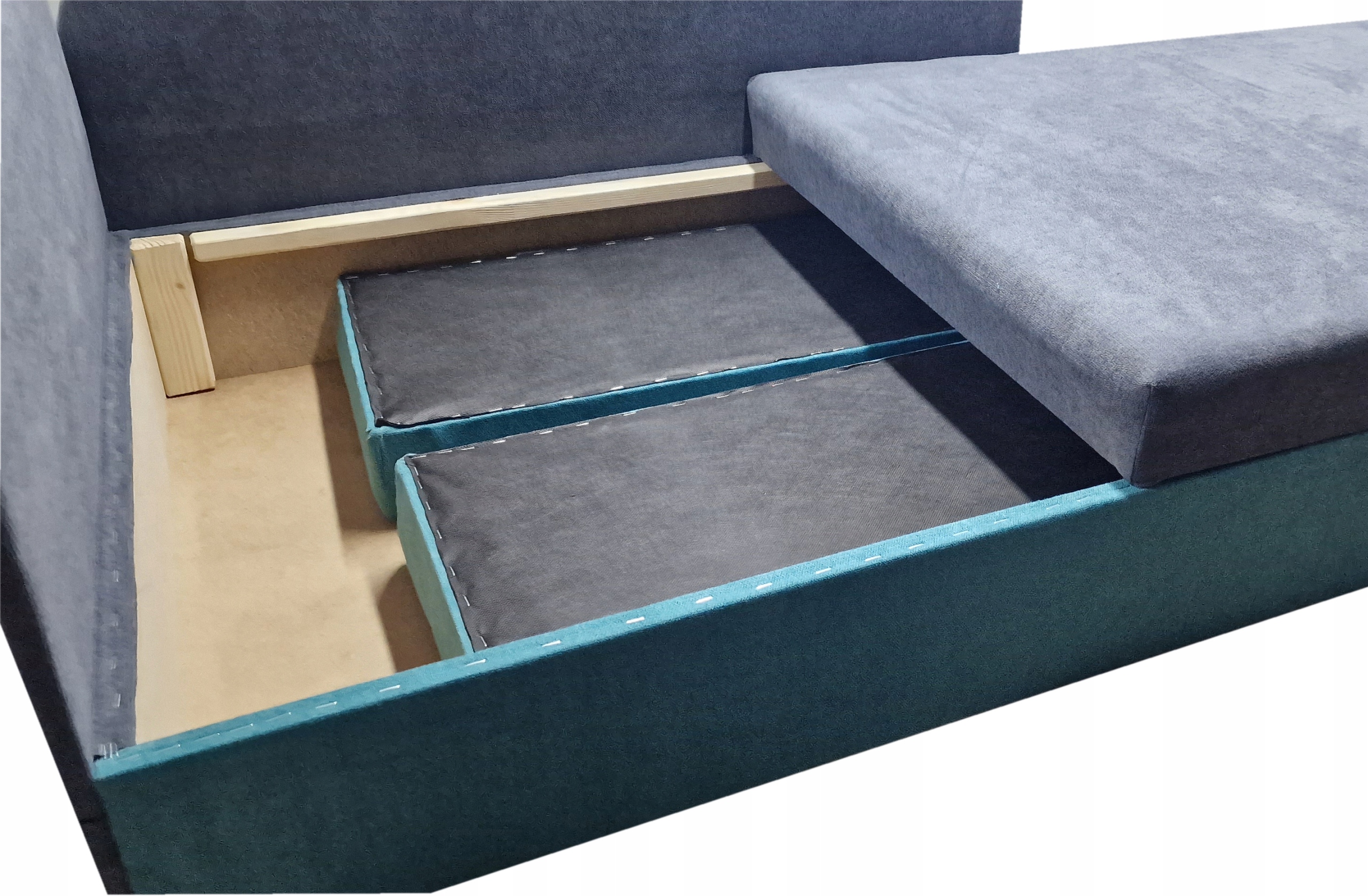 Modne łóżko dla dziecka w typie narożnika z regulowaną długością rozkładane Typ sofa (kanapa)