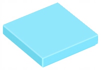 

Lego 3068b płytka tile 2x2 śr lazurowy 1 szt Nowy
