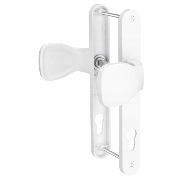 Oboustranný úchyt dveřní kliky 32 mm bílý