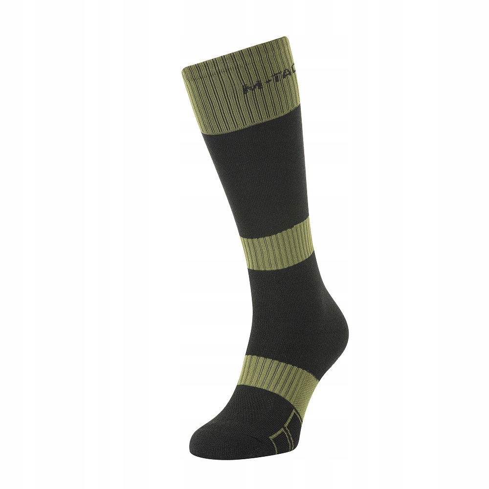 M-Tac Skarpetki trekkingowe zimowe Ranger Czarne/Oliwkowe 40-42