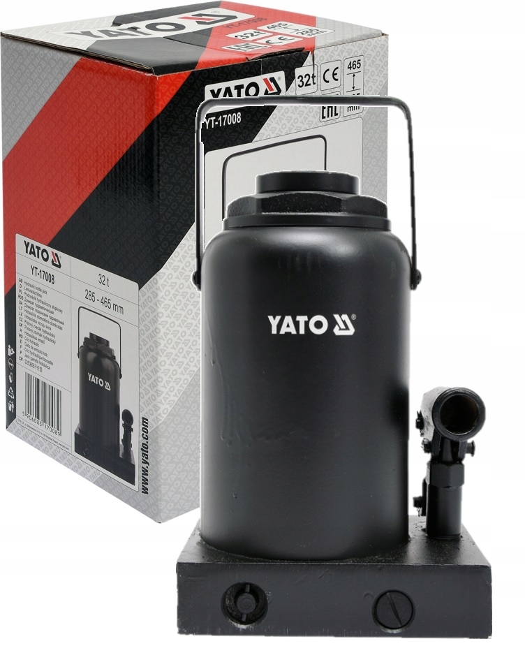 Hydraulický Stĺpikový Piestový Zdvihák Na Fľašu 32T Yato YT-17008