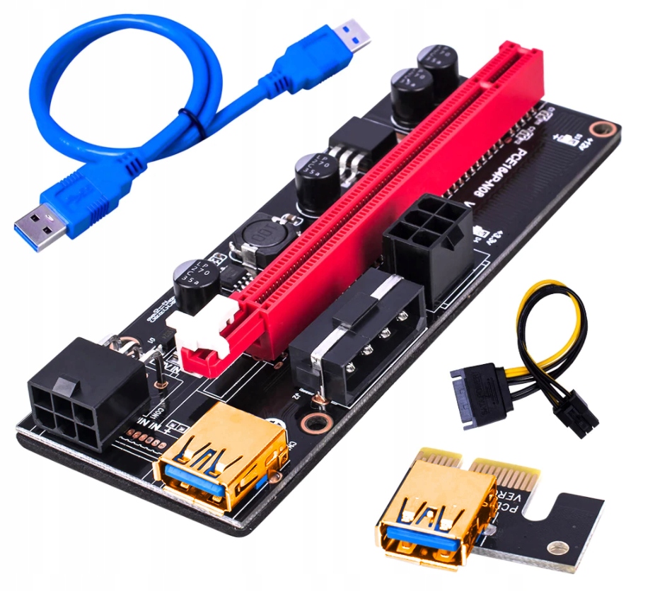 Riser 009S - последняя модель - PCI-E 1x-16x USB3.0