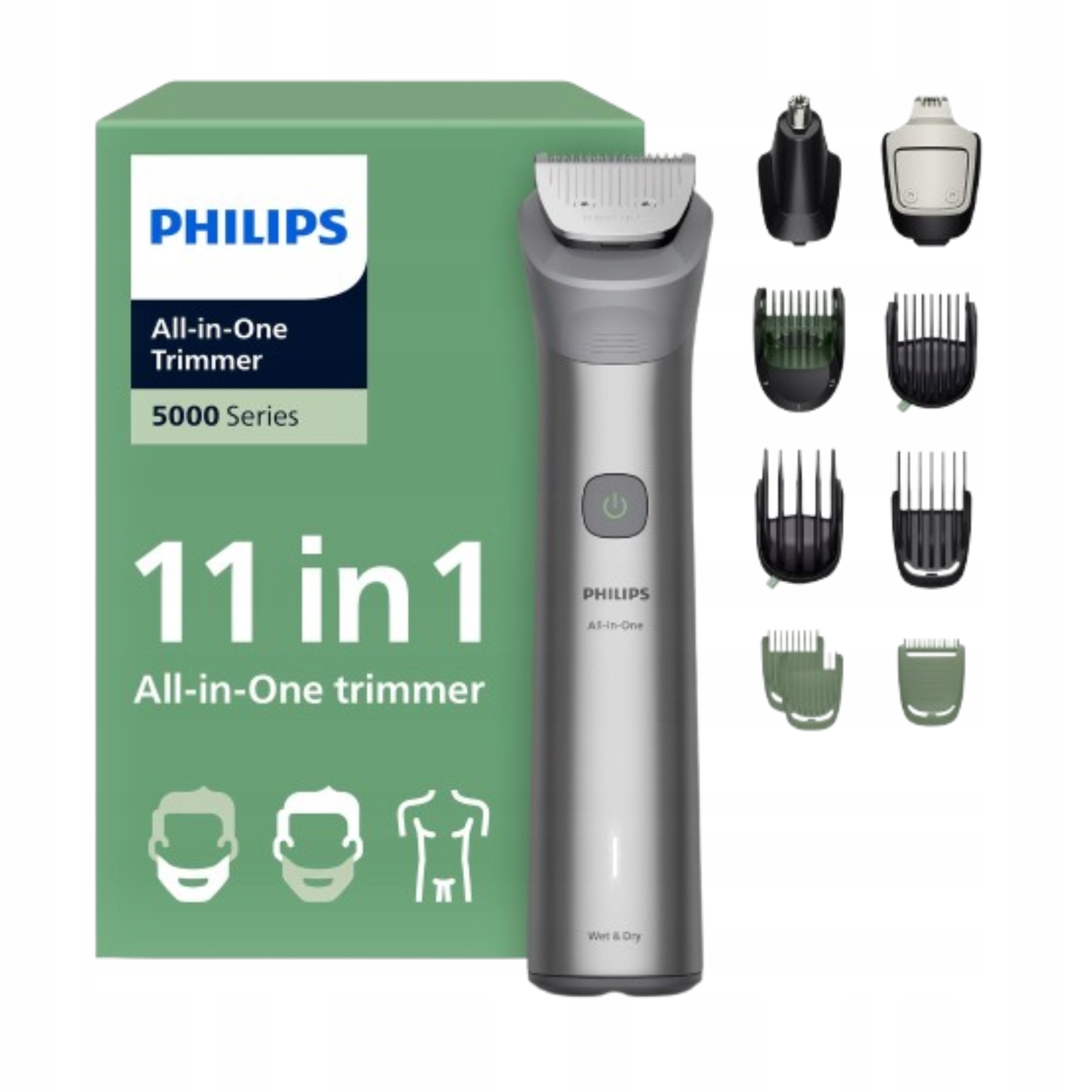 Zastřihovač Philips MG5951/15 All-in-One série 5000 11v1 Zastřihovač vlasů