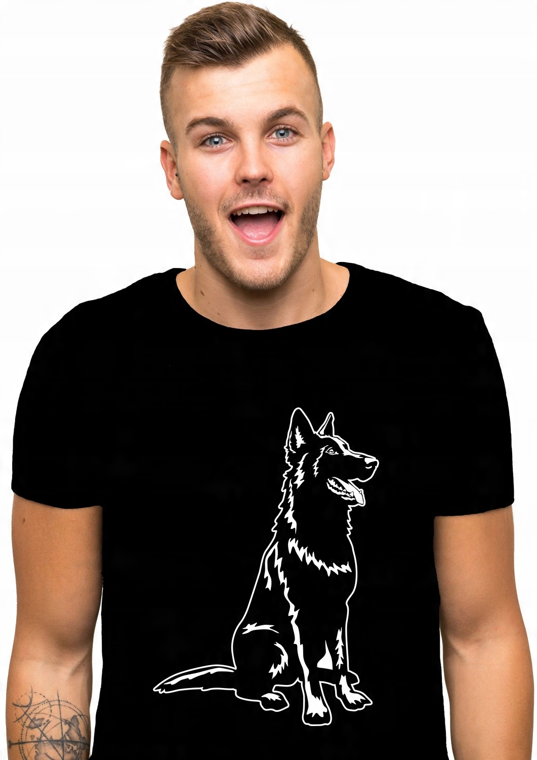 

koszulka Owczarek Niemiecki Siad Pies Dog