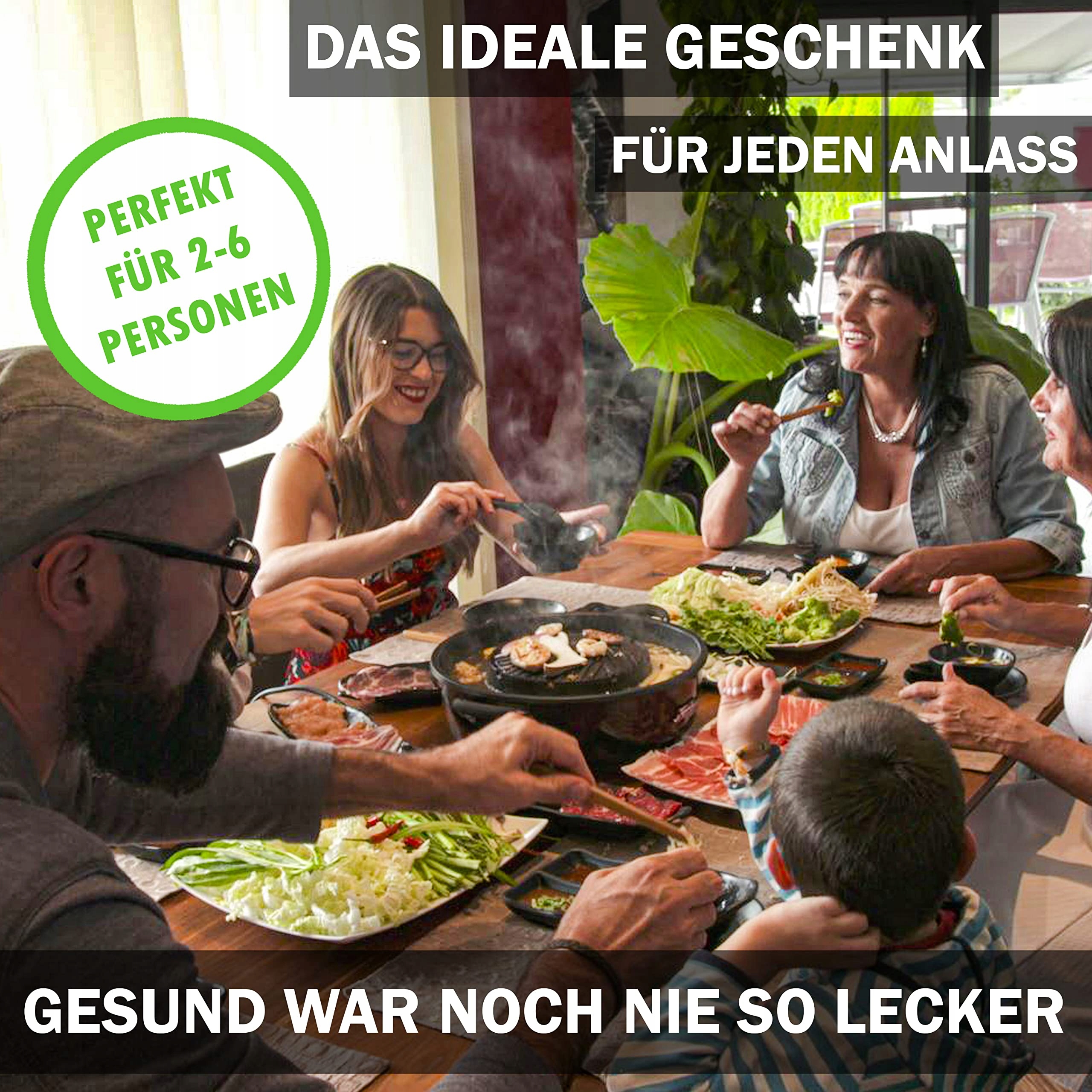 TOMYANG Profesjonalny Zestaw Hot Pot z Naczyniami i Sosem BBQ — miniatura 5