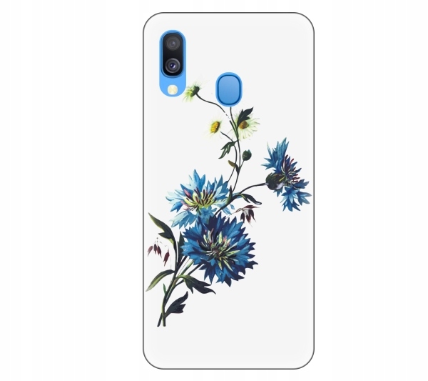 

Etui pokrowiec Samsung Galaxy A40 Kwiaty floral