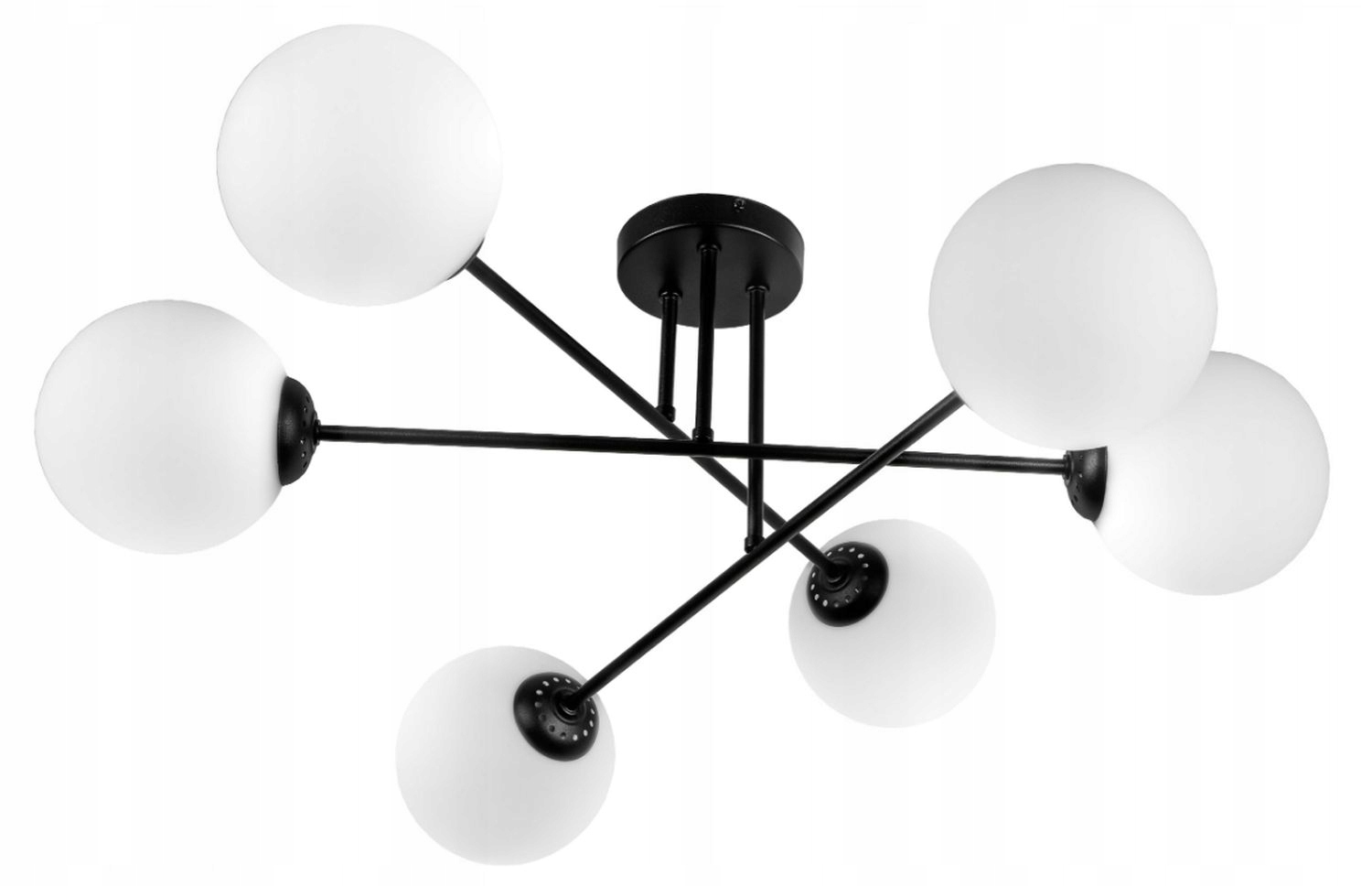 

Lampa Wisząca Żyrandol LORD6 Orbita Ball Glass F12