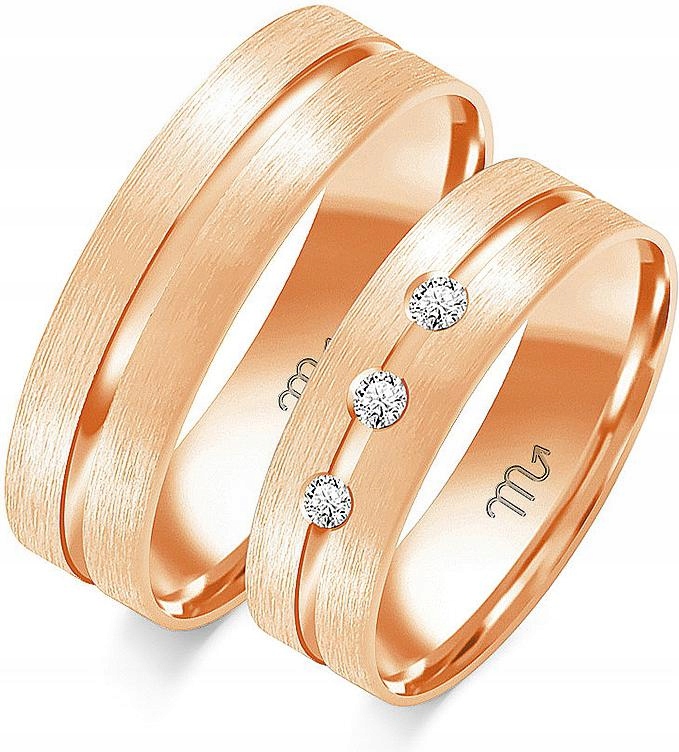 svatební z moderního zlata 585, 23 24 25, módní svatební kolekce