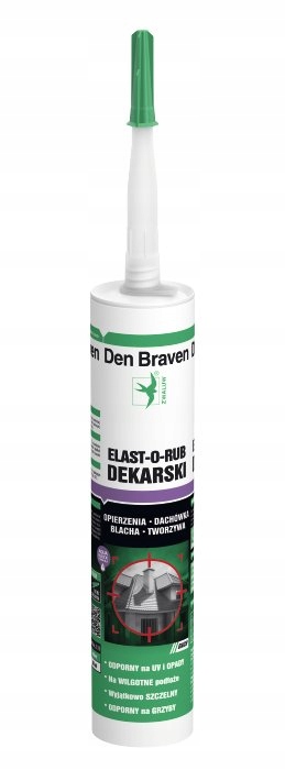 

Den Braven Uszczelniacz Dekarski 300ML Bezbarwny