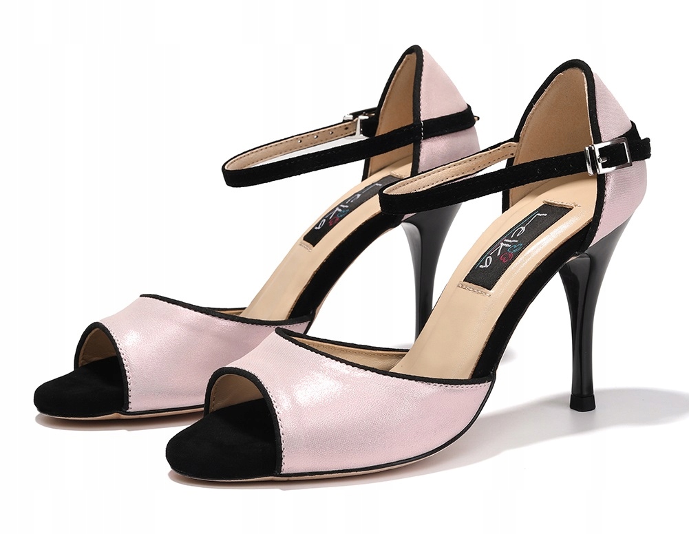Profesjonalne Buty Do Tańca Taneczne Delikatny Róż Tango 9cm Rozmiar 38