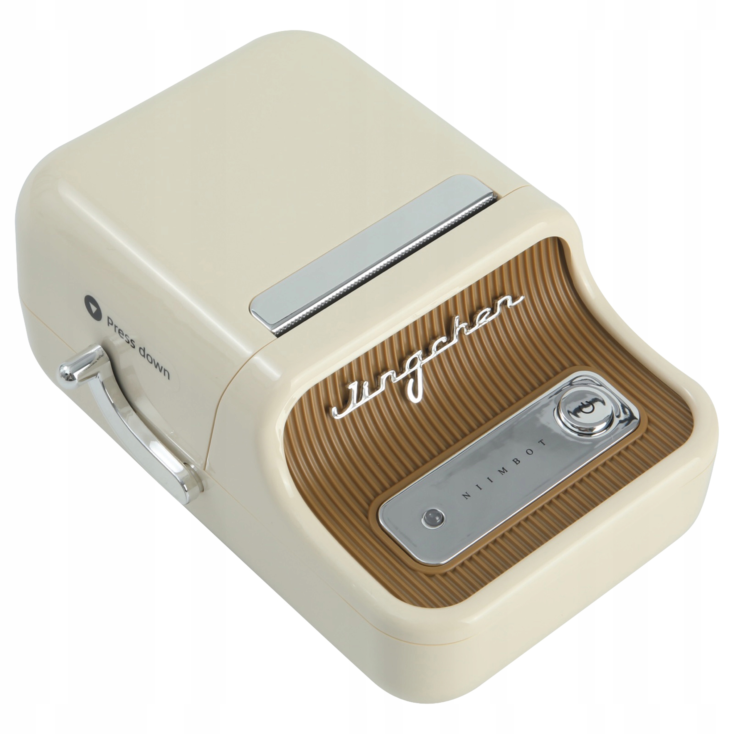 Niimbot B21 Pro Termotlačiareň Nálepky Bluetooth 300 dpi Béžová potlač