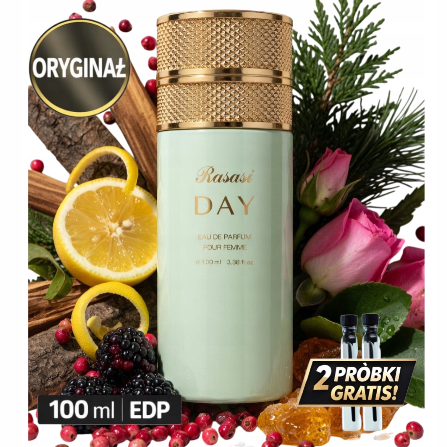 Perfumy Rasasi Day 100ml 2 Próbki