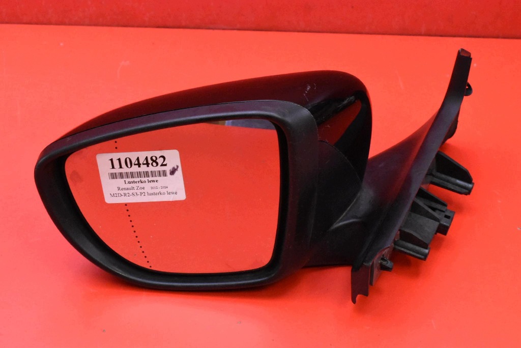 mirror left black, EU RENAULT ZOE 1 and 12-19 7 PIN