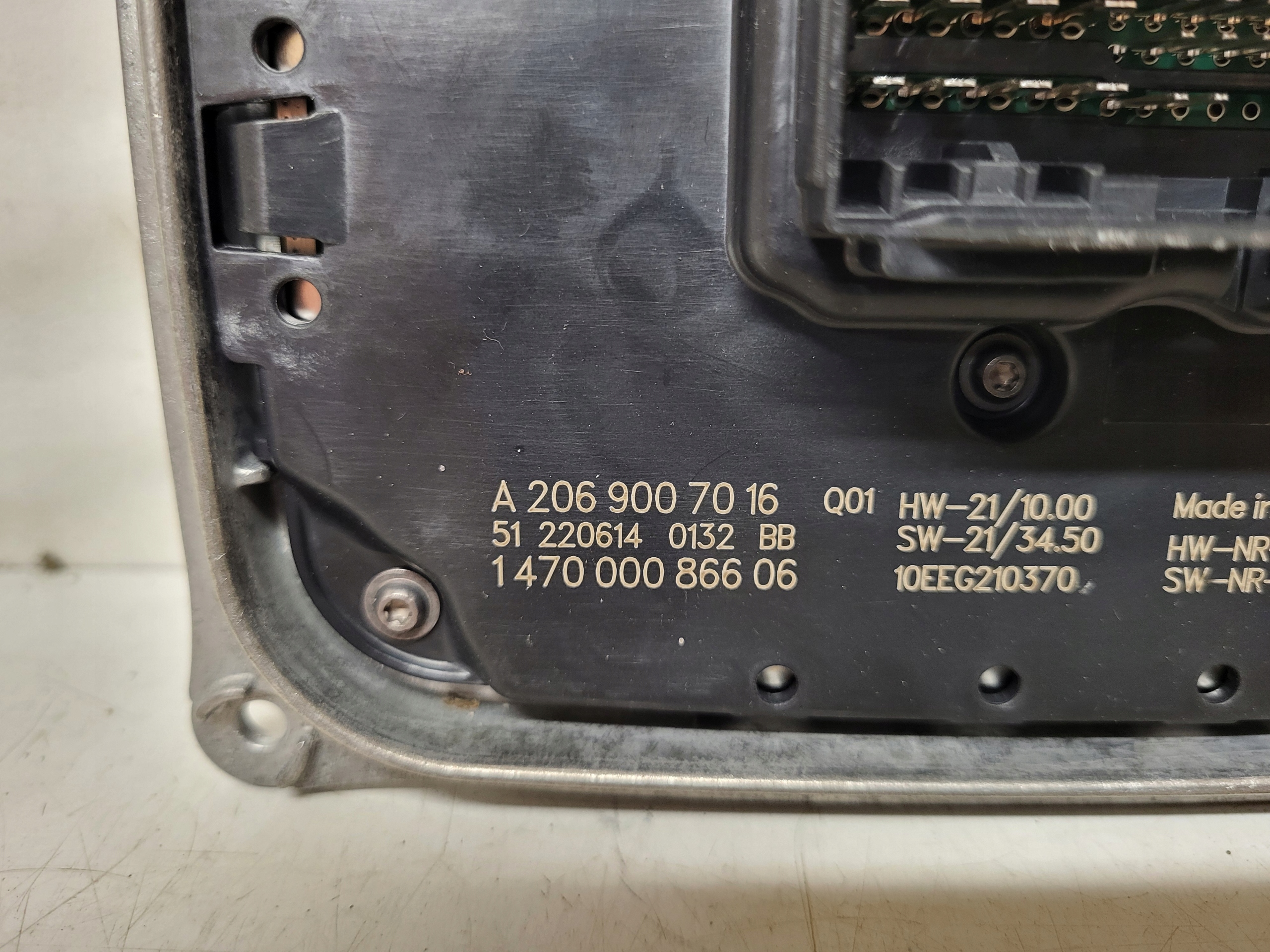 PRZETWORNICA MODUŁ MERCEDES W206 A2069007016 Numer katalogowy części A206 900 70 16