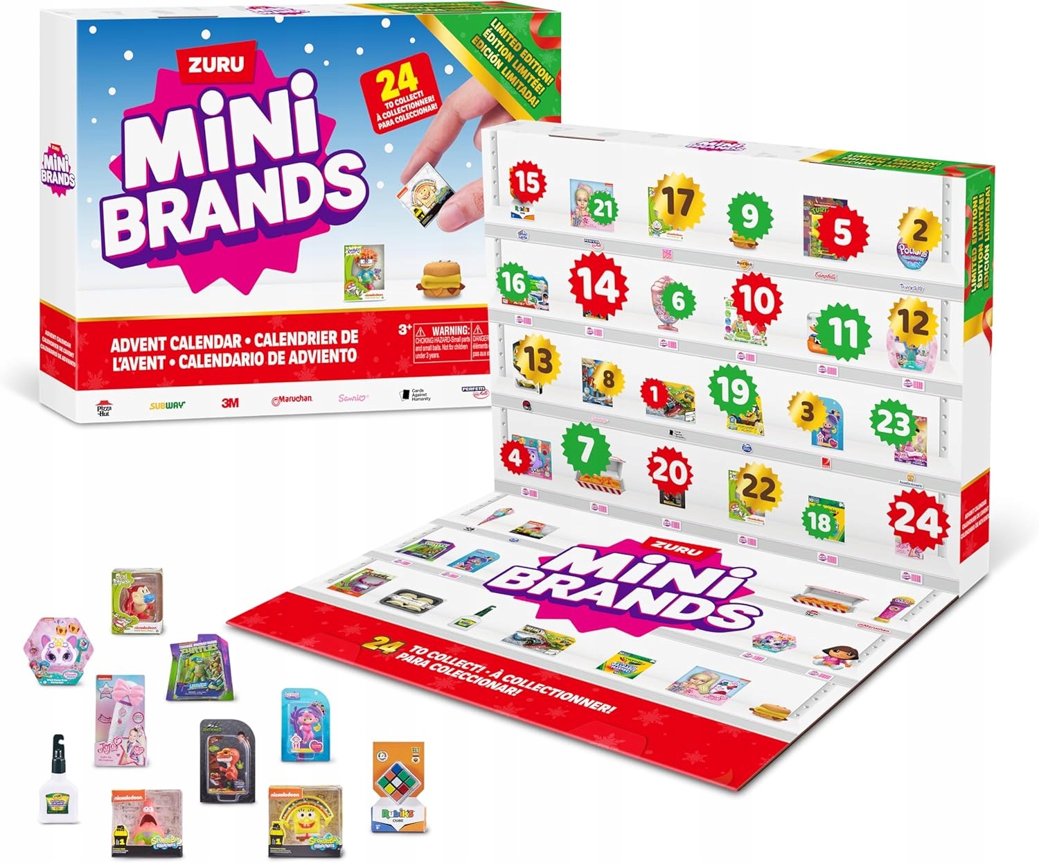Адвент-календарь ZURU Mini Brands, 24 сюрприза и 4 эксклюзивные фигурки, от 3 лет — фото 2