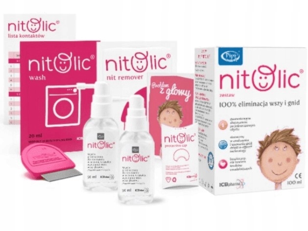 

PiPi Nitolic grzebień na wszy Zestaw 100 ml