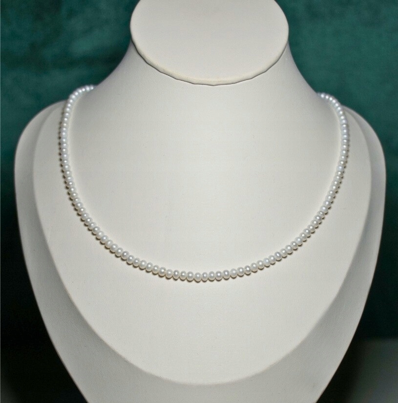 Naszyjnik Perły Naturalne 3mm Crystals Break