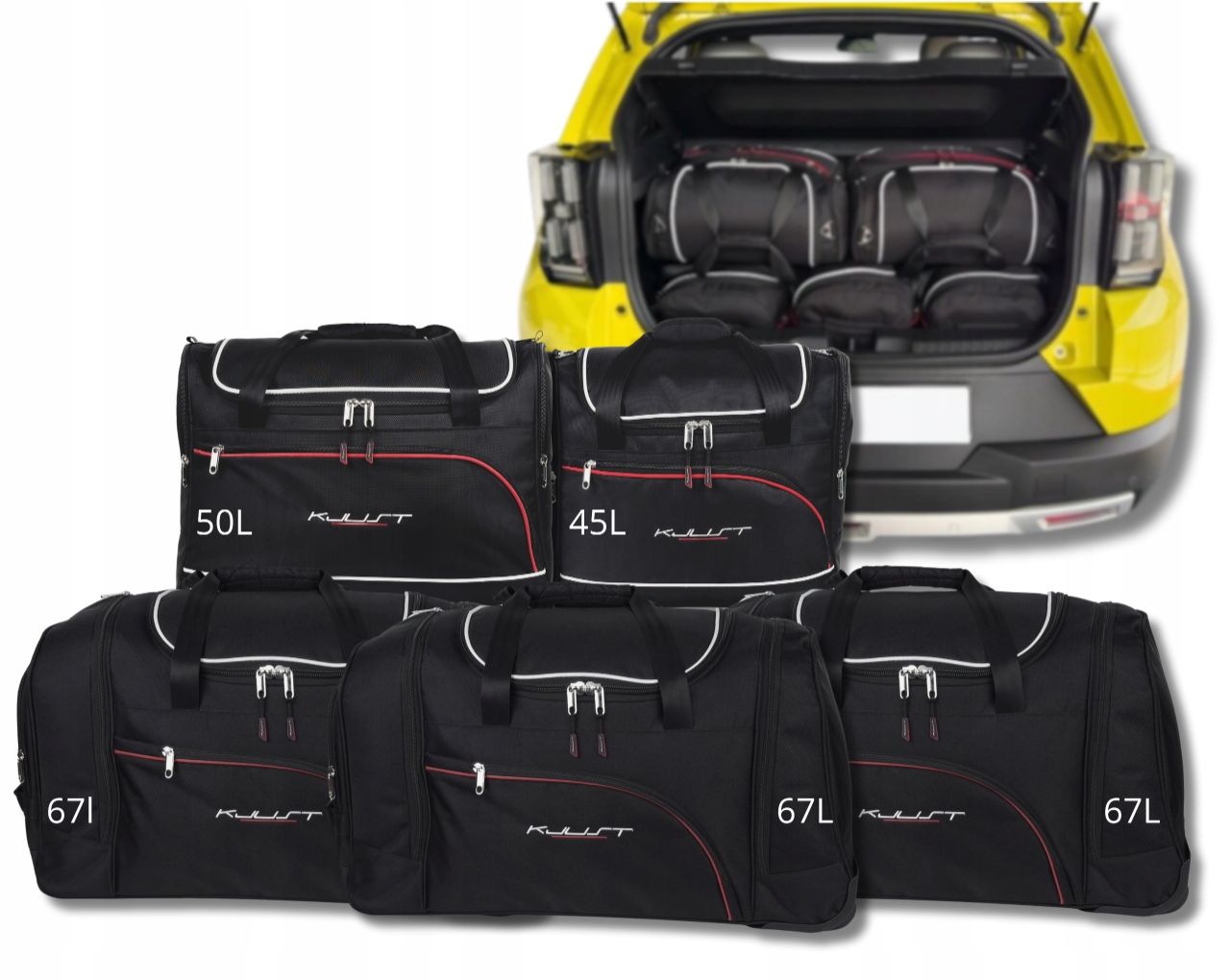 TORBY DO BAGAŻNIKA KJUST FIAT GRANDE PANDA EV 2025+