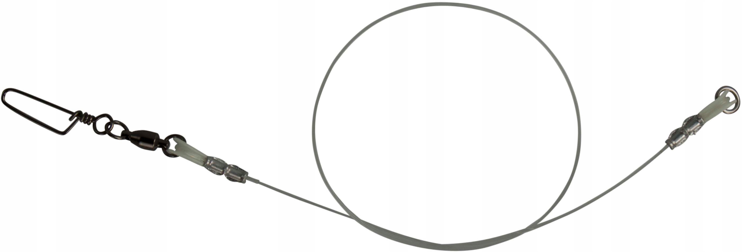 

Przypon sumowy Fluorocarbon Żyłka 50cm 36kg Madcat