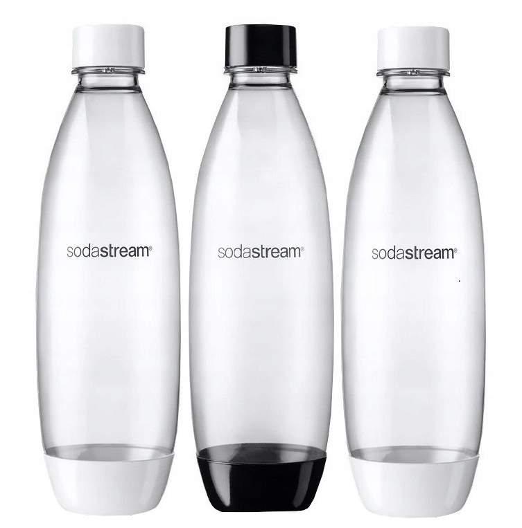 Lahve SodaStream Fuse, rodinný balíček 3 x 1 l, do myčky nádobí