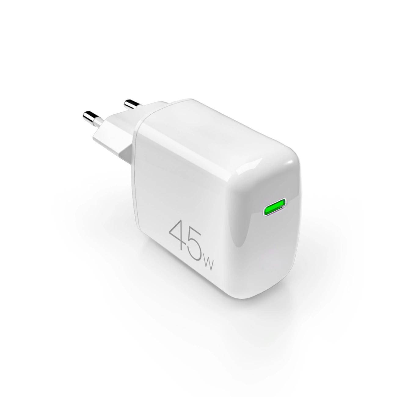 Síťová nabíječka Puro Mini 45W Pd Gan Usb-C bílá