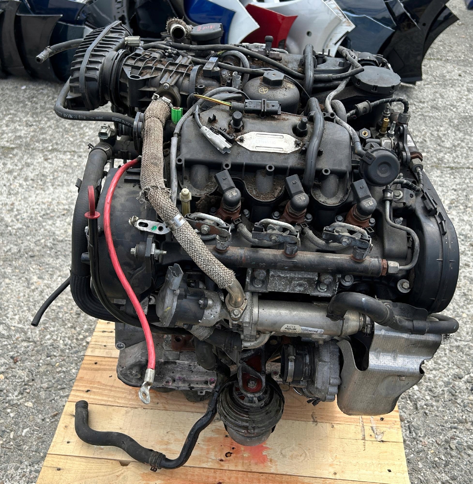 engine complete AJD JAGUAR XF X250 2.7D 207KM