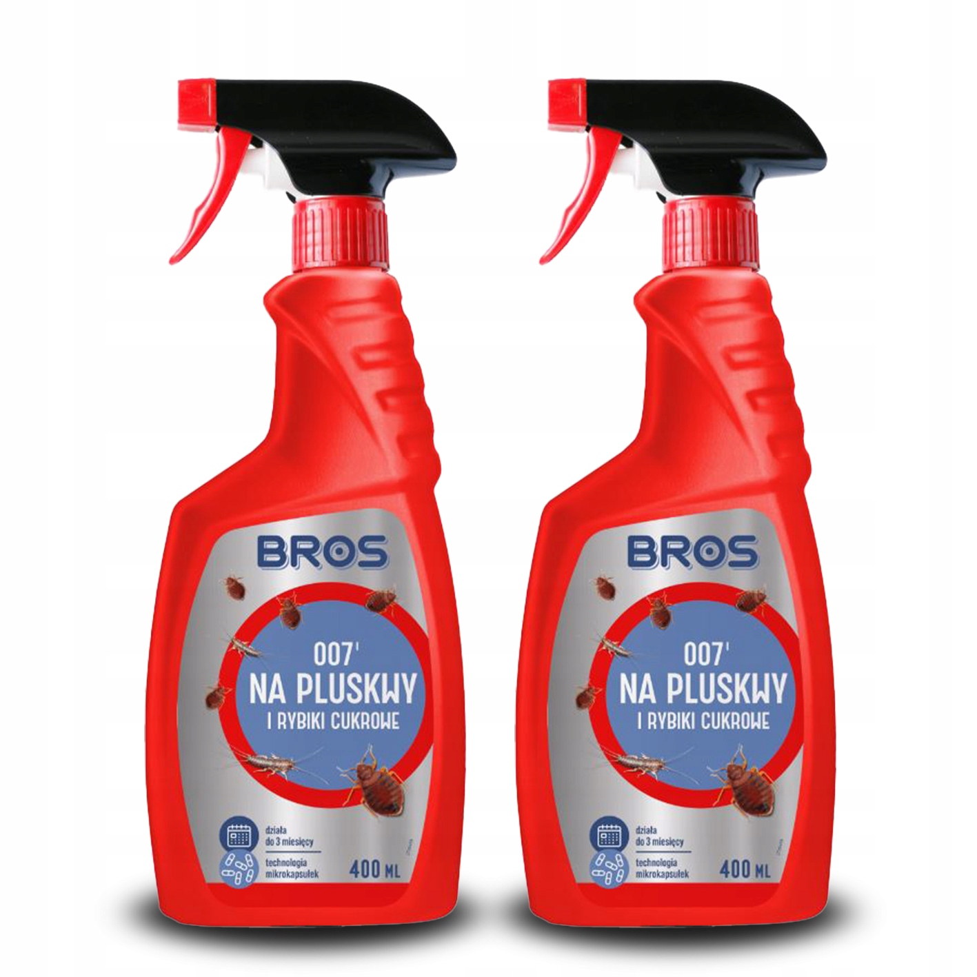 

Bros Płyn środek na pluskwy rybiki cukrowe 2x400ml