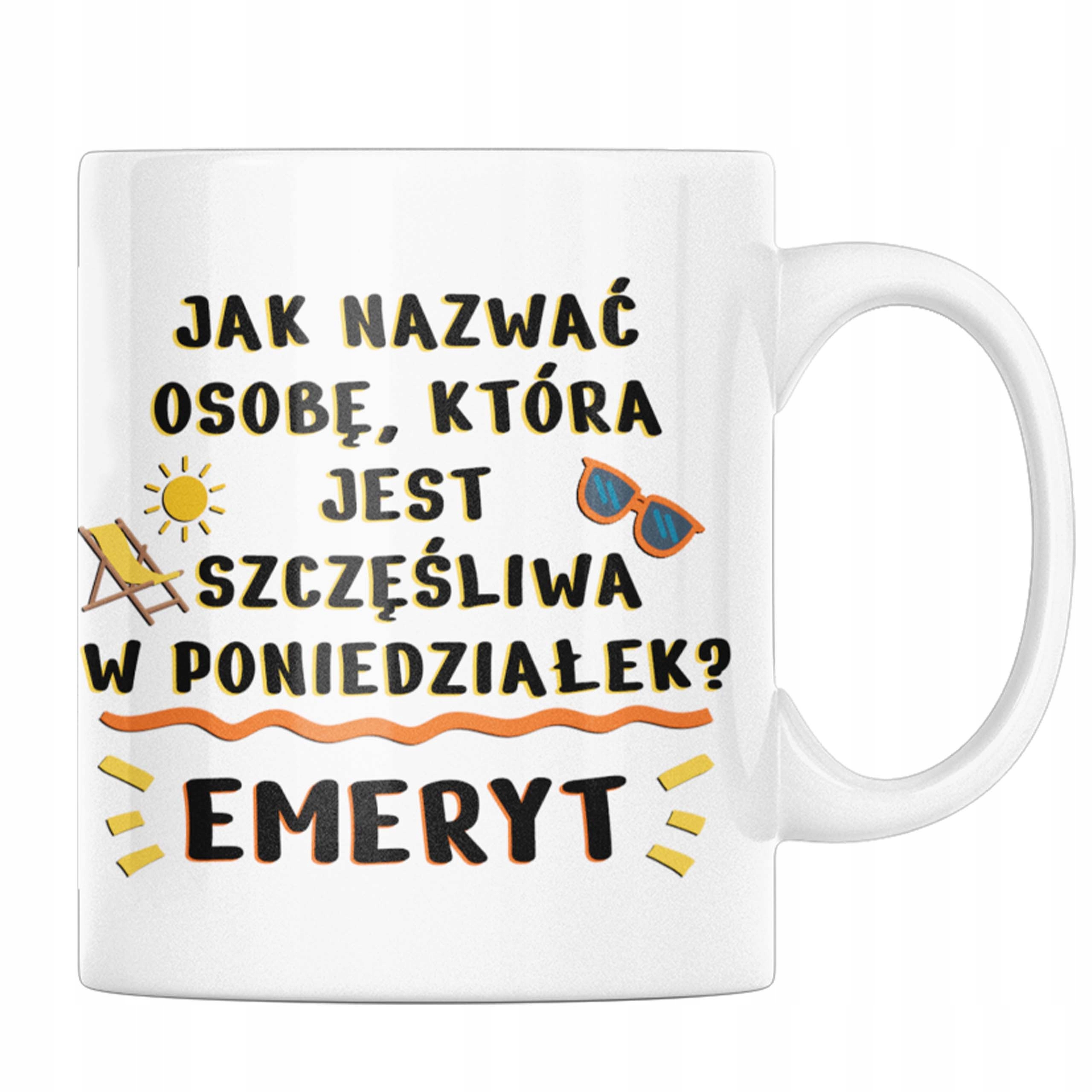 

Kubek Dla Emeryta emerytura emerytki