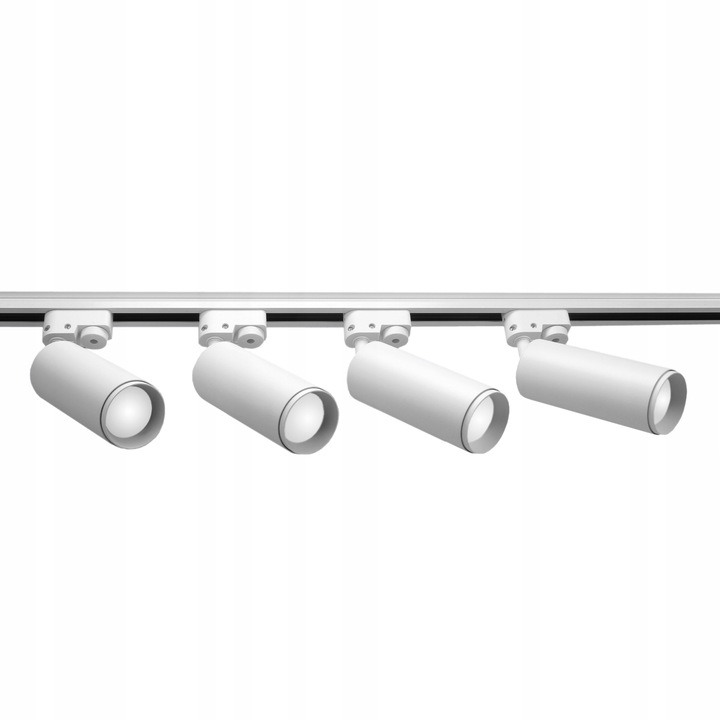 Zestaw szynoprzewód biały 2m + 4x reflektor GU10